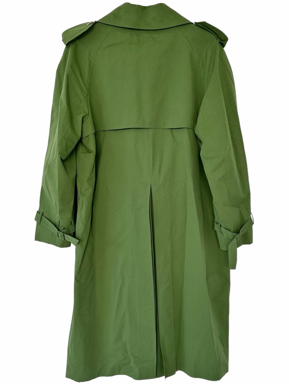 NWT Farm Rio Double Breasted Green Cotton Blend Trench Coat Size S - Picture 8 of 15